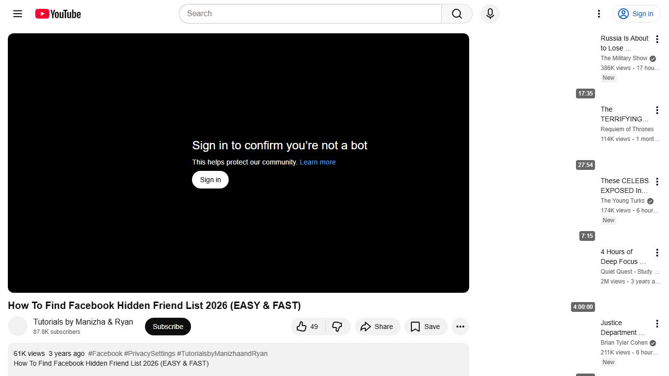How To Find Facebook Hidden Friend List 2026 (EASY & FAST) - YouTube